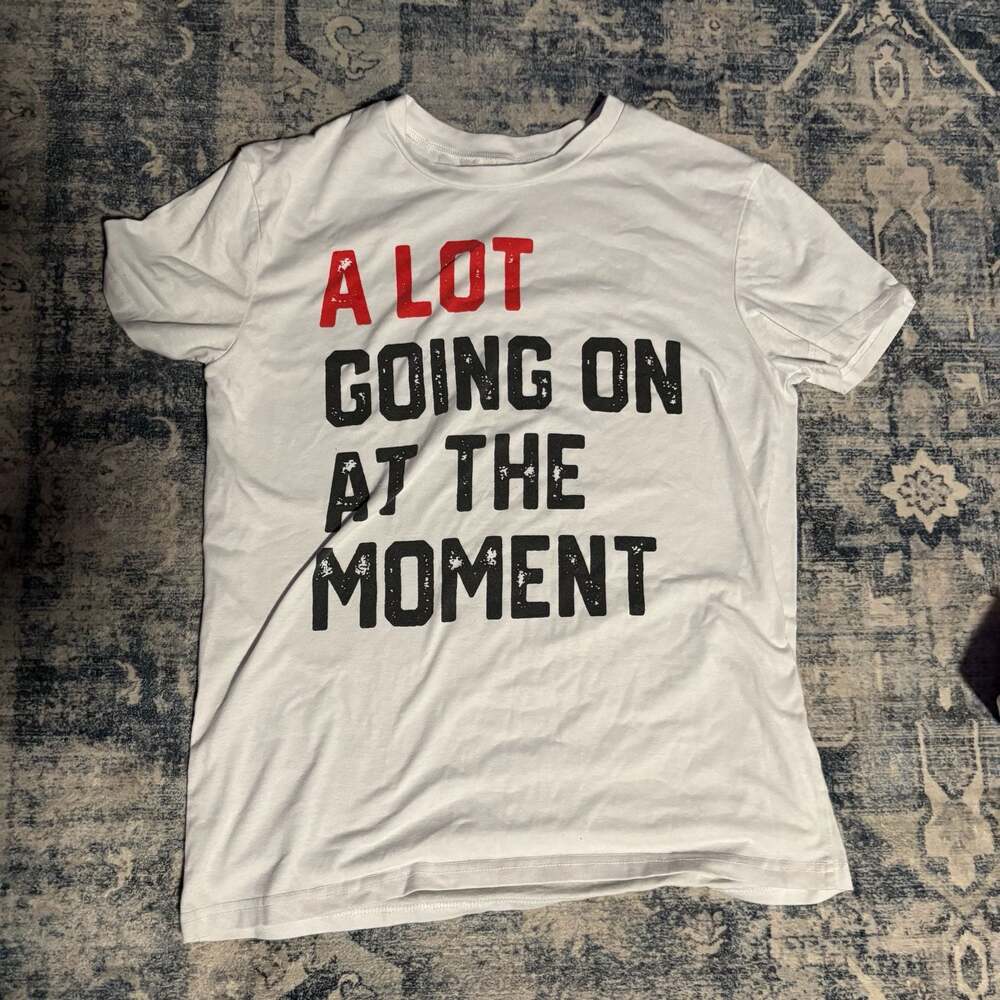 Taylor Swift T shirt Era Tour Movie Girls A Lot Going On Red Sz S